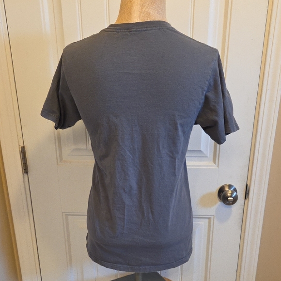 Sun Moon Zodiac Constellations "Believe In The Universe" Gray Graphic Tshirt - Picture 2 of 7